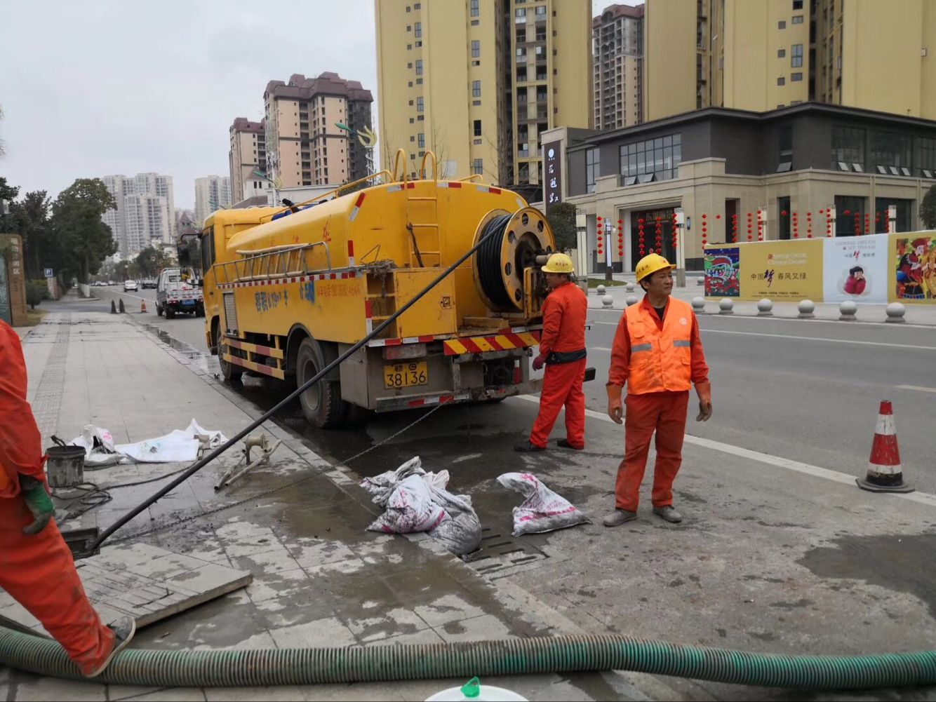 名山排污管道清淤-管道清洗